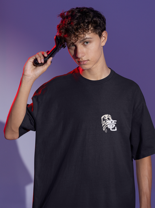 Dragon Terry Oversized Tee | LiveIT